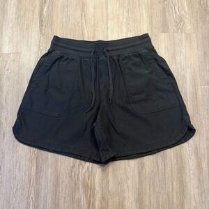Athleta Womens Large Farallon Midi Short Black
